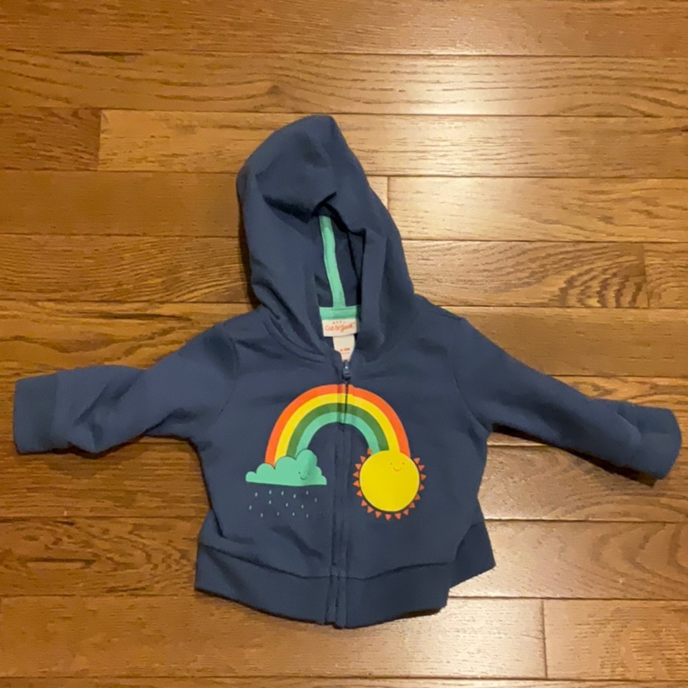 NEW Cat and Jack Baby Sweatshirt with hood